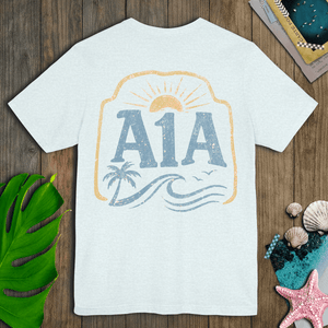 A1A Highway Tee | Vintage Coastal Surf T-Shirt | Ultra-Soft Eco-Friendly Graphic Tee