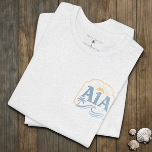 A1A Highway Tee | Vintage Coastal Surf T-Shirt | Ultra-Soft Eco-Friendly Graphic Tee