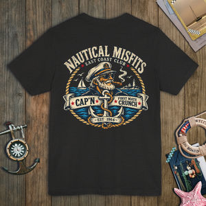 Cap’n That’s Right Tee | Nautical Misfits Vintage Boating T-Shirt