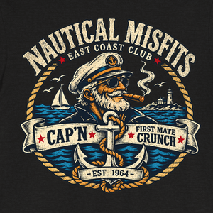 Cap’n That’s Right Tee | Nautical Misfits Vintage Boating T-Shirt