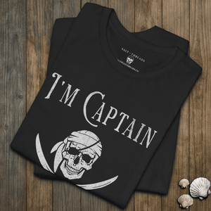 Captain Threat Tee | Funny Coastal Graphic | Ultra - Soft Eco - Friendly Graphic Tee