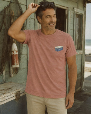 Chill Cooler Tee | Vintage Beach Day Coastal Graphic Tee | Ultra-Soft Eco-Friendly Graphic Tee