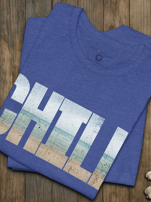 Chill Ocean T-Shirt | Eco - Friendly Ultra - Soft Coastal Graphic Tee | Ultra - Soft Eco - Friendly Graphic Tee