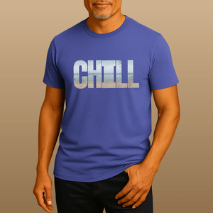 Chill Ocean T-Shirt | Eco - Friendly Ultra - Soft Coastal Graphic Tee | Ultra - Soft Eco - Friendly Graphic Tee