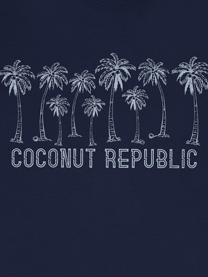 Coconut Republic Tee | Accepting Local Nuts Edition | Ultra-Soft Eco-Friendly Graphic Tee