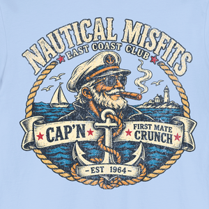 Crunch First Mate Tee | Nautical Misfits Vintage Boating T-Shirt