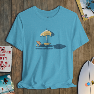Endless Summer Shade Tee | Vintage Beach Umbrella Graphic T-Shirt