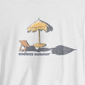 Endless Summer Shade Tee | Vintage Beach Umbrella Graphic T-Shirt