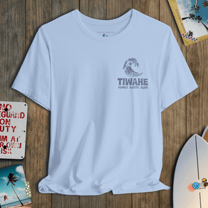 Family Earth Surf Tiwahe Tee | Vintage Surf Graphic T-Shirt | Ultra-Soft Eco-Friendly Graphic Tee
