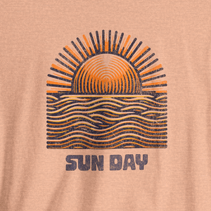 Golden Sun Day Tee | Vintage Coastal Sunset T-Shirt | Ultra-Soft Eco-Friendly Graphic Tee