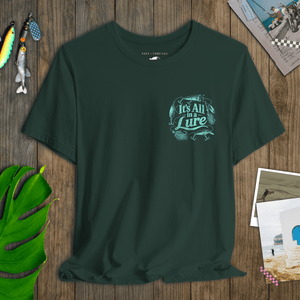 It’s All in a Lure Tee | Vintage Fishing Lure Graphic T-Shirt | Ultra-Soft Eco-Friendly Graphic Tee