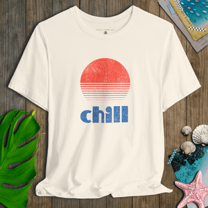 Just Chill Tee | Sunset Escape | Ultra - Soft Eco - Friendly Graphic Tee