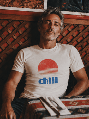 Just Chill Tee | Sunset Escape | Ultra - Soft Eco - Friendly Graphic Tee