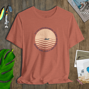Keep Paddling Tee | Vintage Ocean Graphic T-Shirt | Ultra-Soft Eco-Friendly Graphic Tee