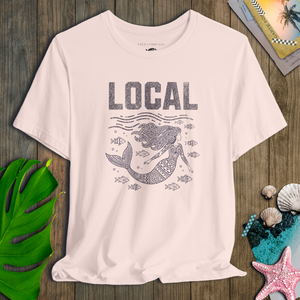 Local Mermaid Tee | Vintage Coastal Mermaid Graphic T-Shirt
