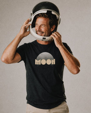 Moon Tee | Vintage Planet Moon Graphic T-Shirt | Ultra-Soft Eco-Friendly Graphic Tee