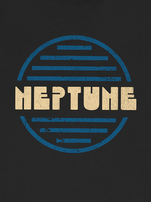 Neptune Tee | Vintage Planet Neptune Graphic T-Shirt | Ultra-Soft Eco-Friendly Graphic Tee