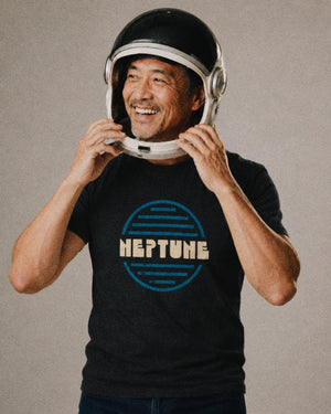 Neptune Tee | Vintage Planet Neptune Graphic T-Shirt | Ultra-Soft Eco-Friendly Graphic Tee