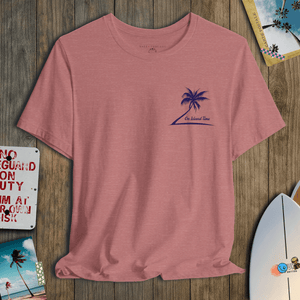 On Island Time Front + Back Tee | Retro Coastal Island T-Shirt | Ultra-Soft Eco-Friendly Graphic Tee