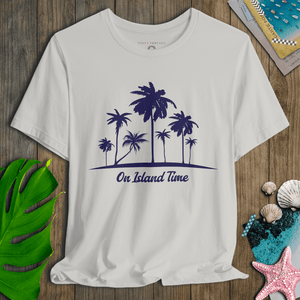 On Island Time T-Shirt | Coastal Relaxation Tee | Ultra - Soft Eco - Friendly Graphic Tee