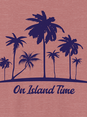 On Island Time Tee | Coastal Relaxation Tee | Ultra-Soft Eco-Friendly Graphic Tee