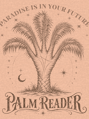 Palm Reader Fortune Tee | Vintage Tropical Palm Tree T-Shirt | Ultra-Soft Eco-Friendly Graphic Tee