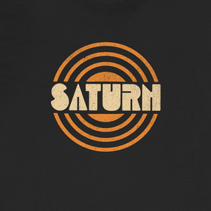 Saturn Tee | Vintage Planet Saturn Graphic T-Shirt | Ultra-Soft Eco-Friendly Graphic Tee