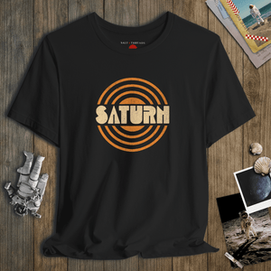 Saturn Tee | Vintage Planet Saturn Graphic T-Shirt | Ultra-Soft Eco-Friendly Graphic Tee