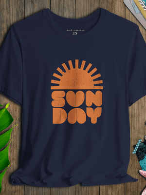 Sun Day Love T-Shirt | Vintage Eco - Friendly Ultra - Soft Graphic Tee | Ultra - Soft Eco - Friendly Graphic Tee