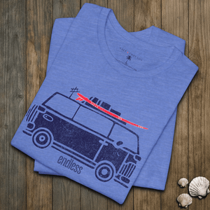 Surf Van Tee | Endless Vintage Surf Graphic T-Shirt | Ultra-Soft Eco-Friendly Graphic Tee
