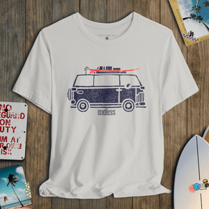 Surf Van Tee | Endless Vintage Surf Graphic T-Shirt | Ultra-Soft Eco-Friendly Graphic Tee