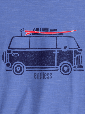 Surf Van Tee | Endless Vintage Surf Graphic T-Shirt | Ultra-Soft Eco-Friendly Graphic Tee