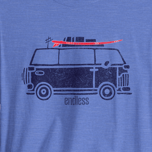Surf Van Tee | Endless Vintage Surf Graphic T-Shirt | Ultra-Soft Eco-Friendly Graphic Tee
