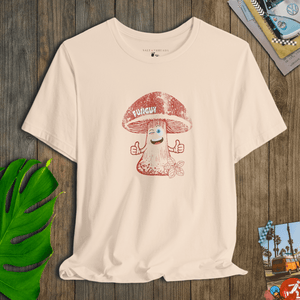 The Funguy Tee | Vintage 70s Mushroom Graphic T-Shirt | Ultra-Soft Eco-Friendly Graphic Tee