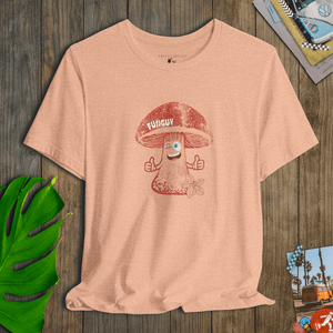 The Funguy Tee | Vintage 70s Mushroom Graphic T-Shirt | Ultra-Soft Eco-Friendly Graphic Tee