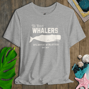 The Wailin’ Whalers Tee | Vintage Gym Fish Tee | Ultra-Soft Eco-Friendly Graphic Tee