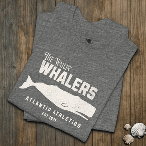 The Wailin’ Whalers Tee | Vintage Gym Fish Tee | Ultra-Soft Eco-Friendly Graphic Tee