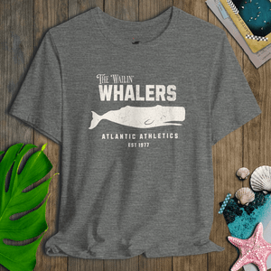 The Wailin’ Whalers Tee | Vintage Gym Fish Tee | Ultra-Soft Eco-Friendly Graphic Tee