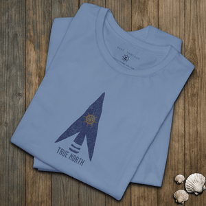 True North Tee | Vintage Nautical Compass Graphic T-Shirt | Ultra-Soft Eco-Friendly Graphic Tee