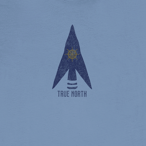True North Tee | Vintage Nautical Compass Graphic T-Shirt | Ultra-Soft Eco-Friendly Graphic Tee