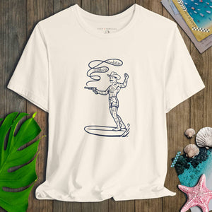 Urban Cowboy Tee | Vintage Surf Western | Ultra - Soft Eco - Friendly Graphic Tee