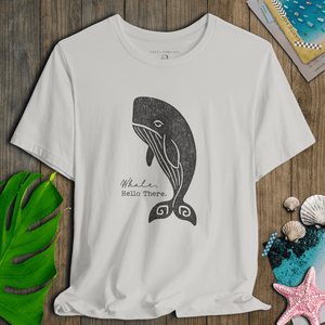 Whale Hello There T-Shirt | Ultra - Soft Eco - Friendly Graphic Tee | Ultra - Soft Eco - Friendly Graphic Tee