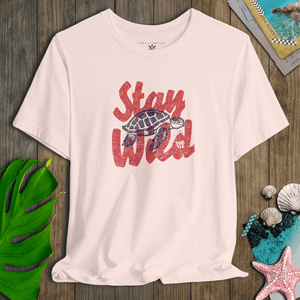 Wild at Heart Sea Turtle Tee | Vintage Coastal Wildlife Graphic T-Shirt | Ultra-Soft Eco-Friendly Graphic Tee
