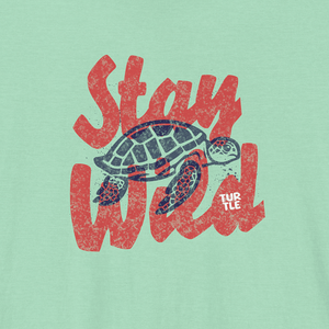 Wild at Heart Sea Turtle Tee | Vintage Coastal Wildlife Graphic T-Shirt | Ultra-Soft Eco-Friendly Graphic Tee